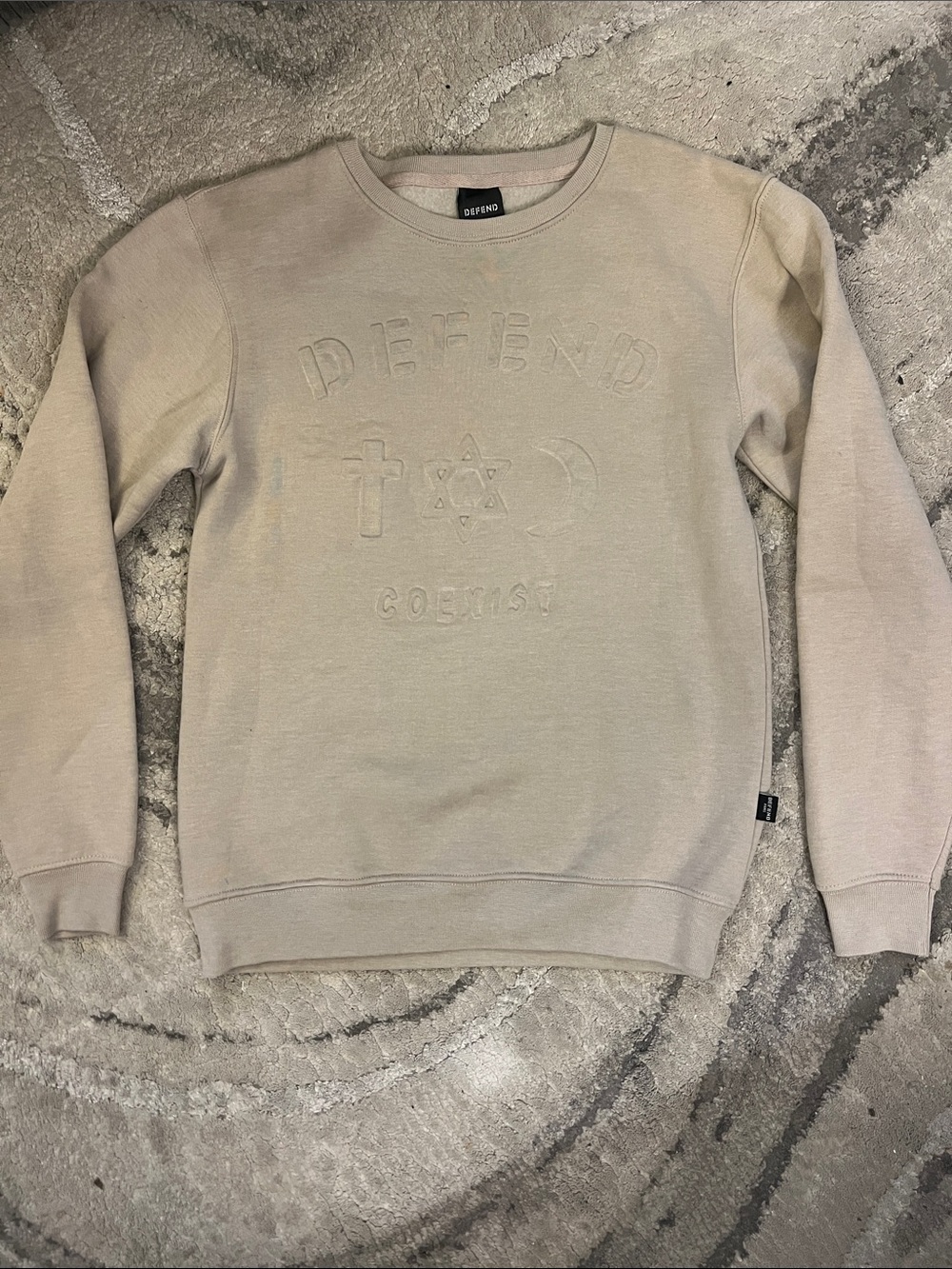 Defend coexist pullover